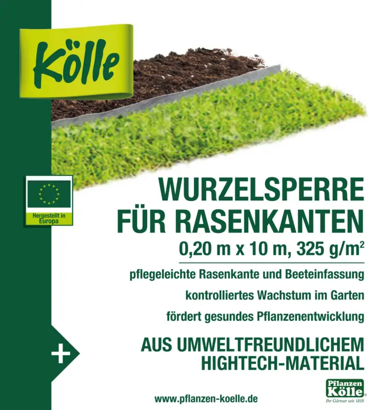 Online Kaufen Kölle Wurzelsperre für Rasen 0,2x10 m