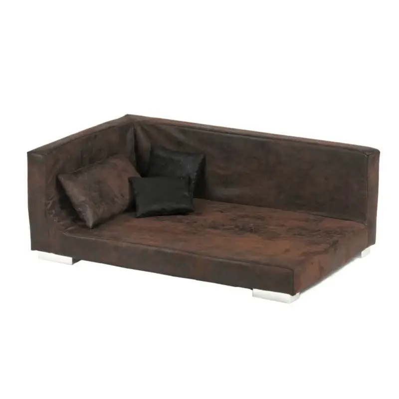 Markenware Silvio Design Hundesofa Boomer, braun, ca. 55x85x31 cm