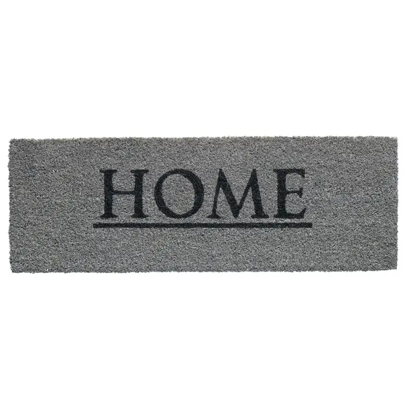 Kölle Kokos Fußmatte "Home" grau, 26x75 cm Super-Preis