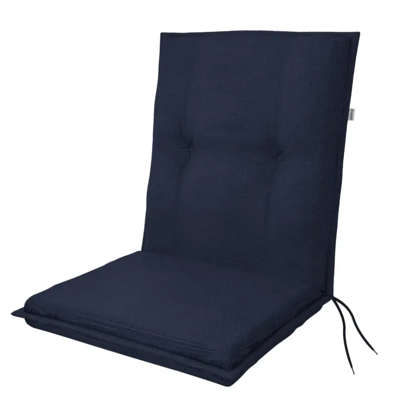 Markenware Doppler Niederlehnerauflage '9024', dunkelblau, ca. 100 x 48 x 6 cm