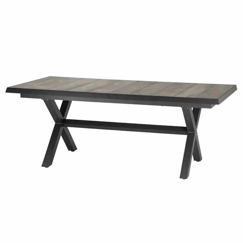 Ausziehtisch Sincro, Keramik mit Aluminium, Maße ca. 200/260x100 cm Schnäppchen