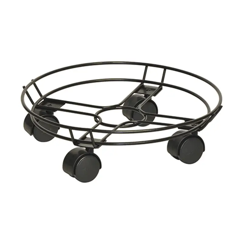 Highlight Multi Pflanzenroller Draht, aus schwarzem Stahl, Ø 30 cm
