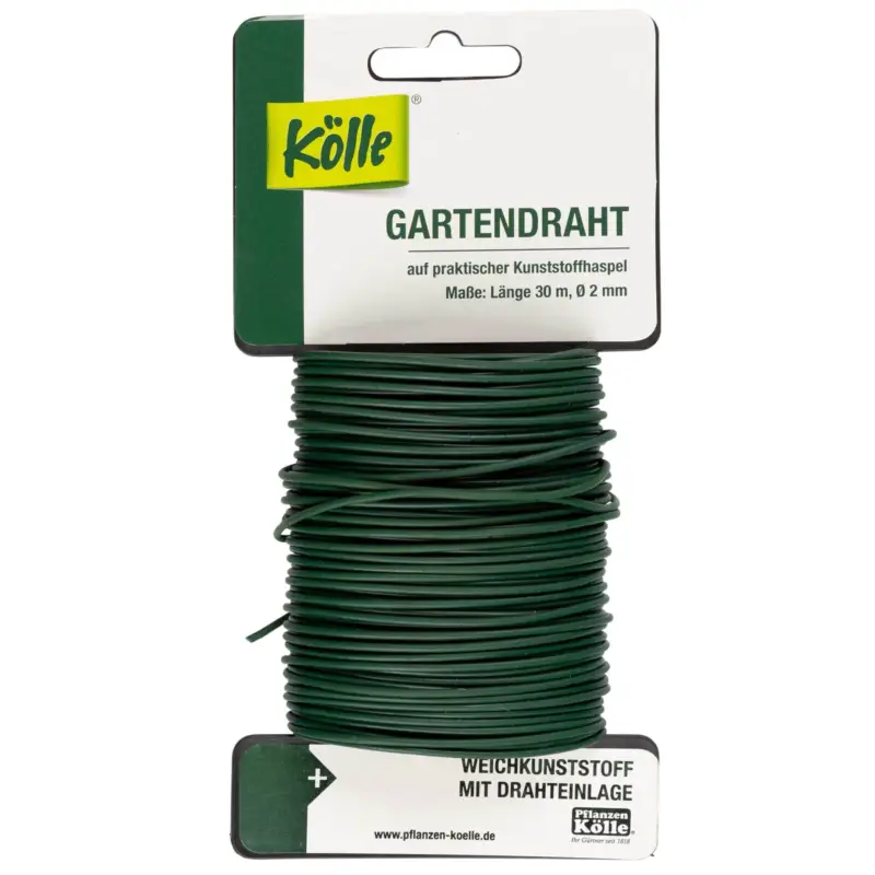Angebot Kölle Gartendraht dunkelgrün, Ø 2 mm, Länge 30 m