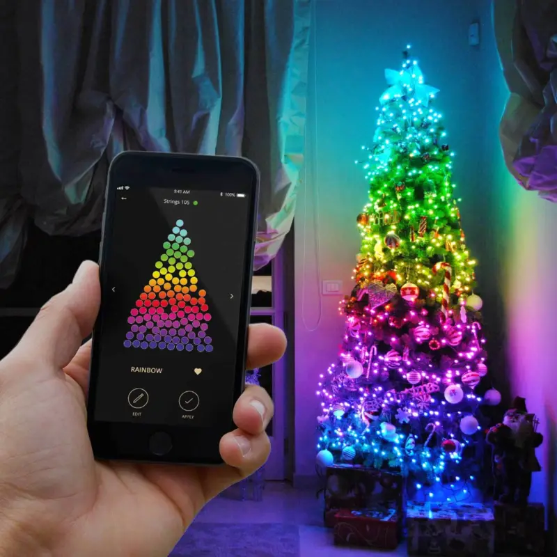 Twinkly LED Lichterkette 'Cluster', bunt, 400 LEDs, Länge ca. 6 m Direkt Vom Hersteller
