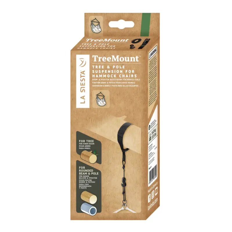 TreeMount für Hängesessel, belastbar bis 160 kg, wetterfest, UV-resistent Markenware