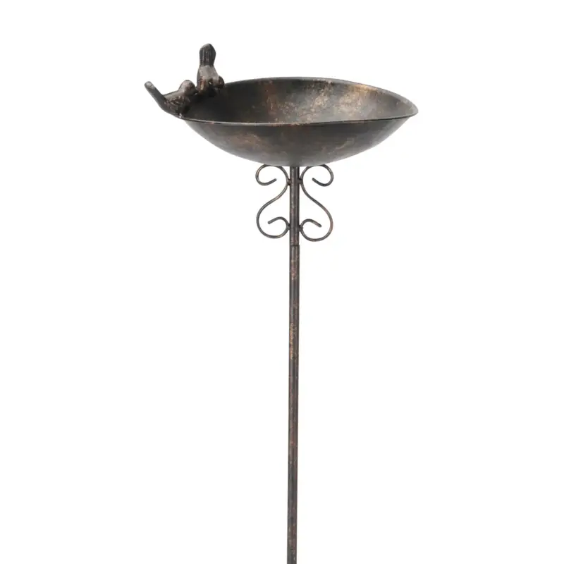 Vogeltränke auf Stab 90 cm, Eisen, 10 x 24 x 22 cm Top-Seller