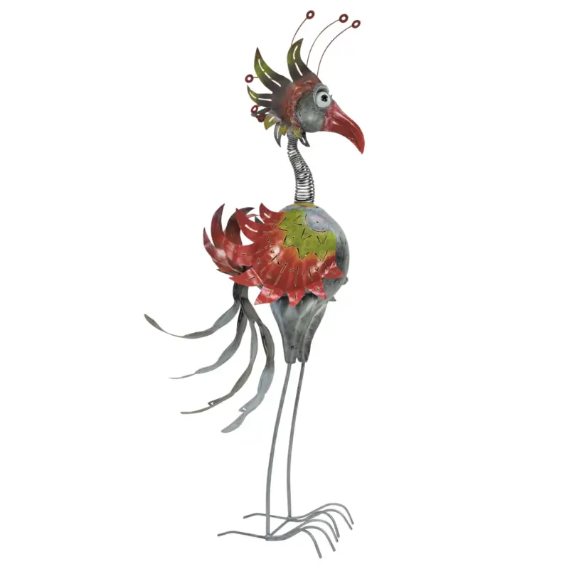 Gartenfigur Vogel 'Mr. Hugo', silber, ca. 118 x 30 x47 cm Jetzt Bestellen