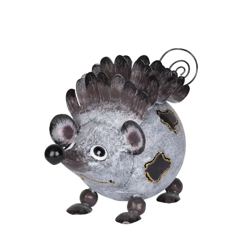 Kölle Gartenfigur Igel Harry, weiss-braun, 17 x 23 x 13 cm Neu Im Sortiment
