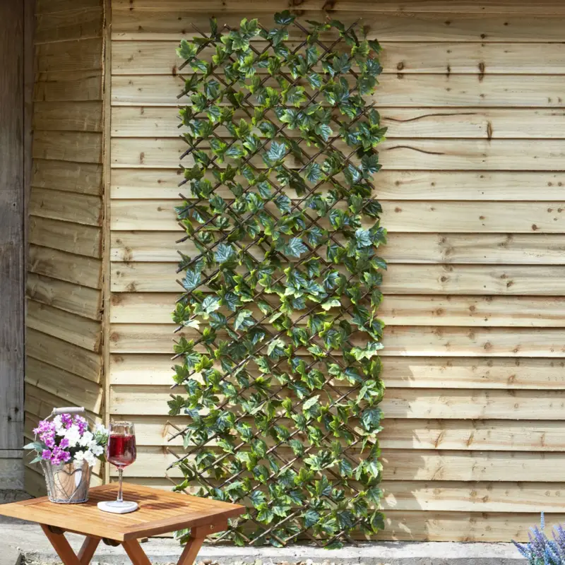 Preis Gesenkt Sichtschutz-Spalier 'Lemon Leaf Willow', grün, 180 x 60 cm