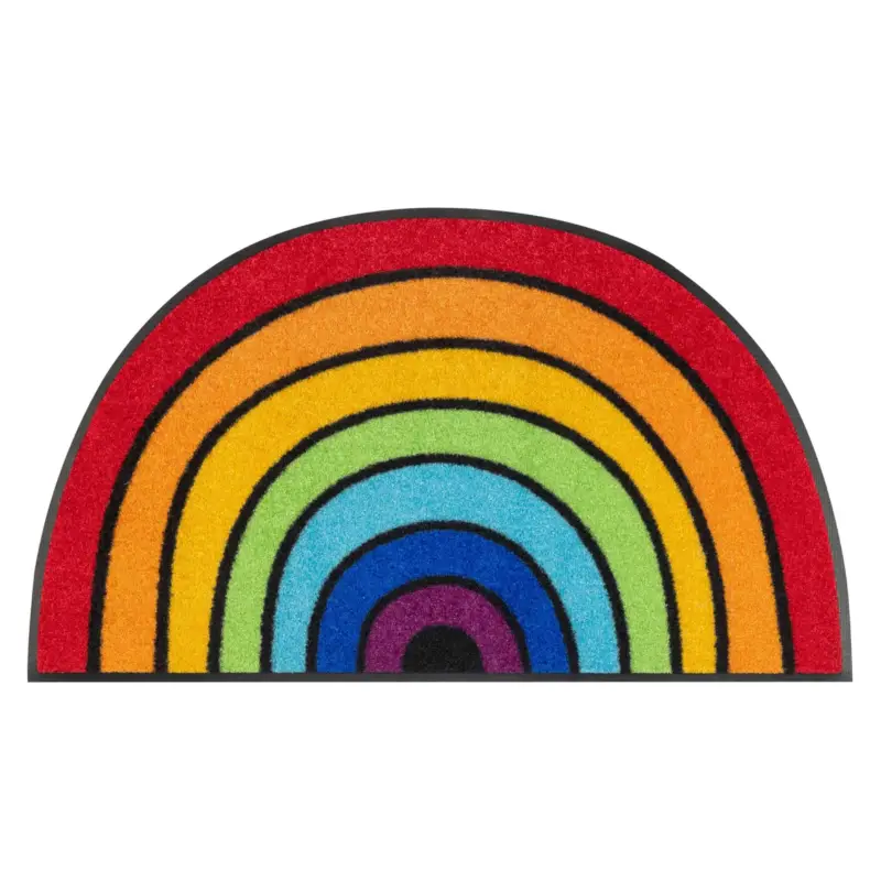 Kleen-Tex Fußmatte 'Round Rainbow', 50 x 85 cm Super-Preis