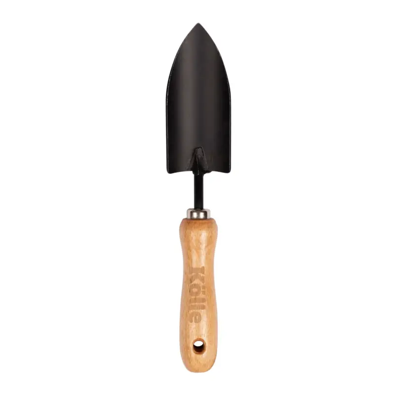 Kölle Pflanzkelle, handgeschmiedet, Kohlenstoffstahl, Griff 14 cm, Buche Saisonangebot