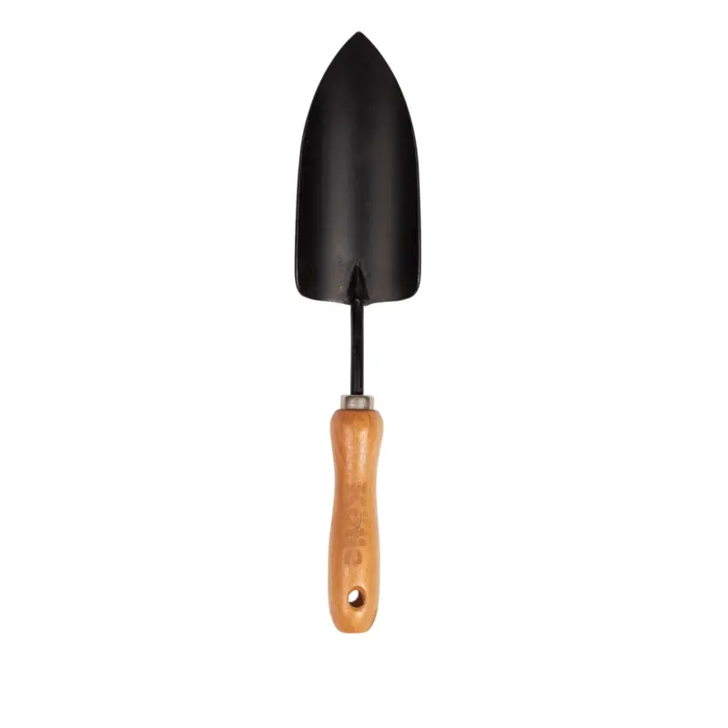 Kölle Pflanzkelle, handgeschmiedet, Kohlenstoffstahl, Griff 14 cm, Buche Direktkauf