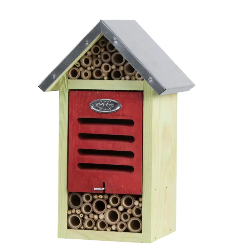 Neu Im Sortiment Insektenhotel M, natur, 19,0 x 14,2 x 28,5 cm