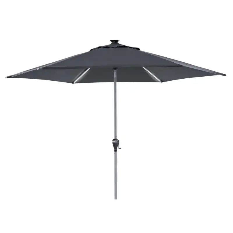 Doppler Sonnenschirm 'Active LED Auto Tilt', anthrazit, Ø ca. 300 cm Billig