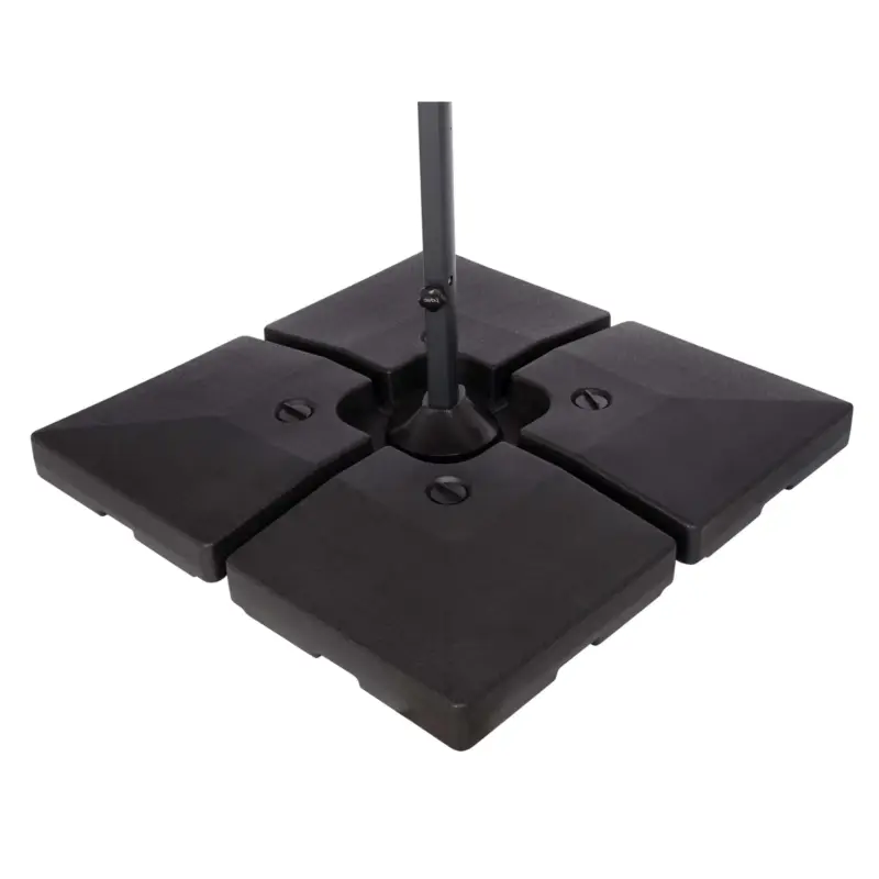 Neu Doppler 4 Beschwerplatten, befüllbar bis 35 kg, ca. 52 x 52 x 12 cm
