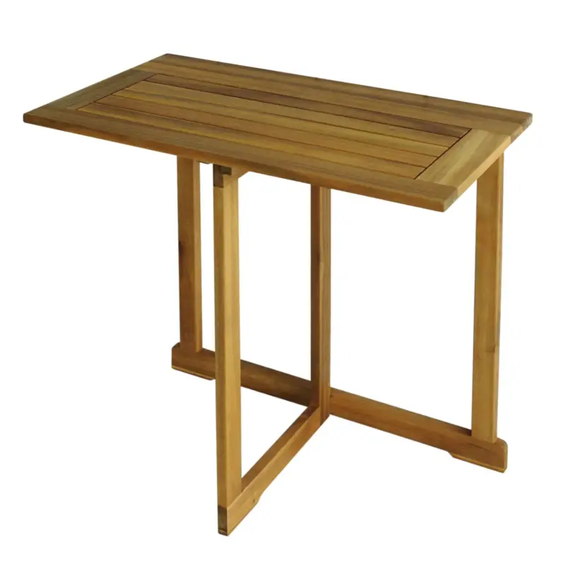 Rabatt Balkon-Klapptisch 'Lona', FSC® Akazie, rot-braun, ca. 70 x 38 x 75 cm