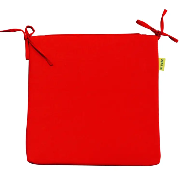 Top-Preis Stuhlauflage 'Rogra', rot, ca. 39 x 39 x 3,5 cm