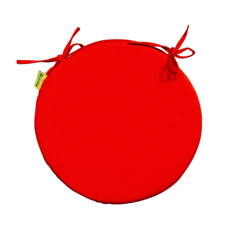 Stuhlauflage 'Rogra', rot, ca. Ø 39 x 3,5 cm Solange Der Vorrat Reicht
