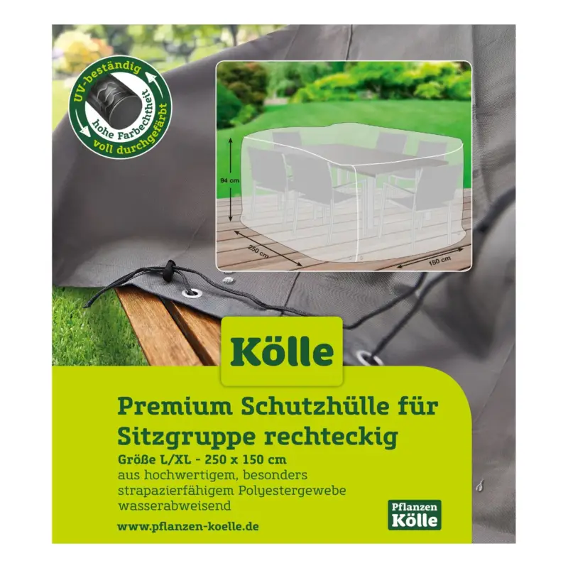 Kölle Premium Schutzhülle für Sitzgruppe rechteckig Top-Seller