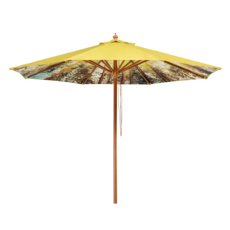 Markenprodukt Mittelstockschirm 'Malaga', forrest, Ø ca. 300 cm