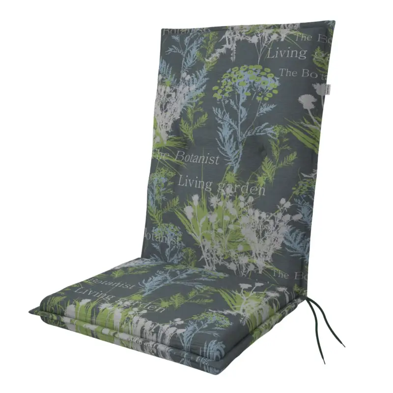Preisknaller Doppler Hochlehnerauflage '2913', grün-blau-natur, ca. 119 x 48 cm