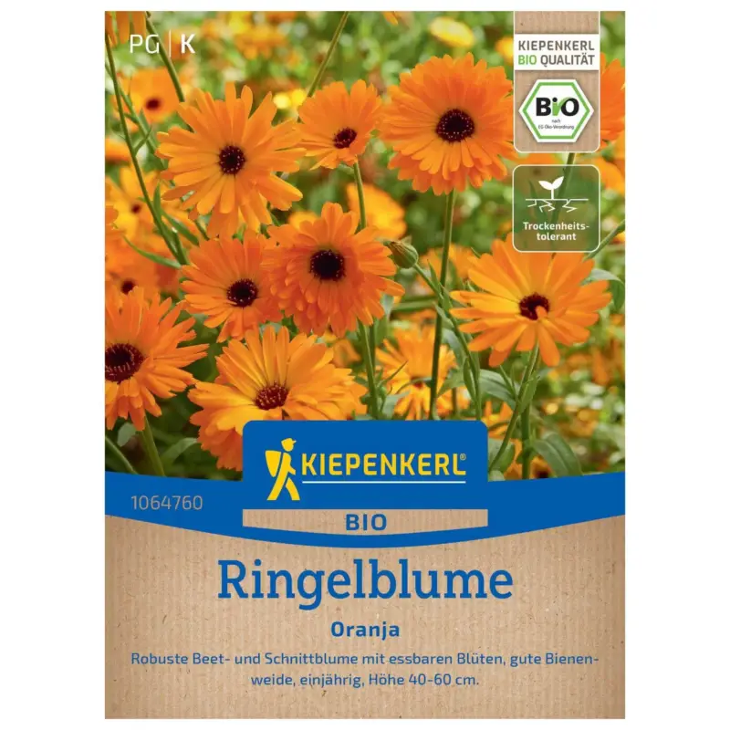 Blumensamen, Ringelblume 'Oranja', orange Zertifiziert