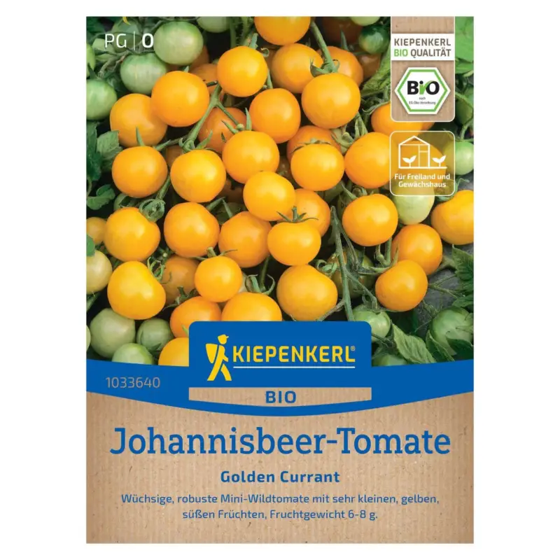 Letzte Chance Bio-Gemüsesamen, Wildtomate, gelb
