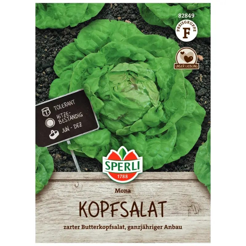 Begrenztes Angebot Gemüsesamen, Kopfsalat 'Mona'