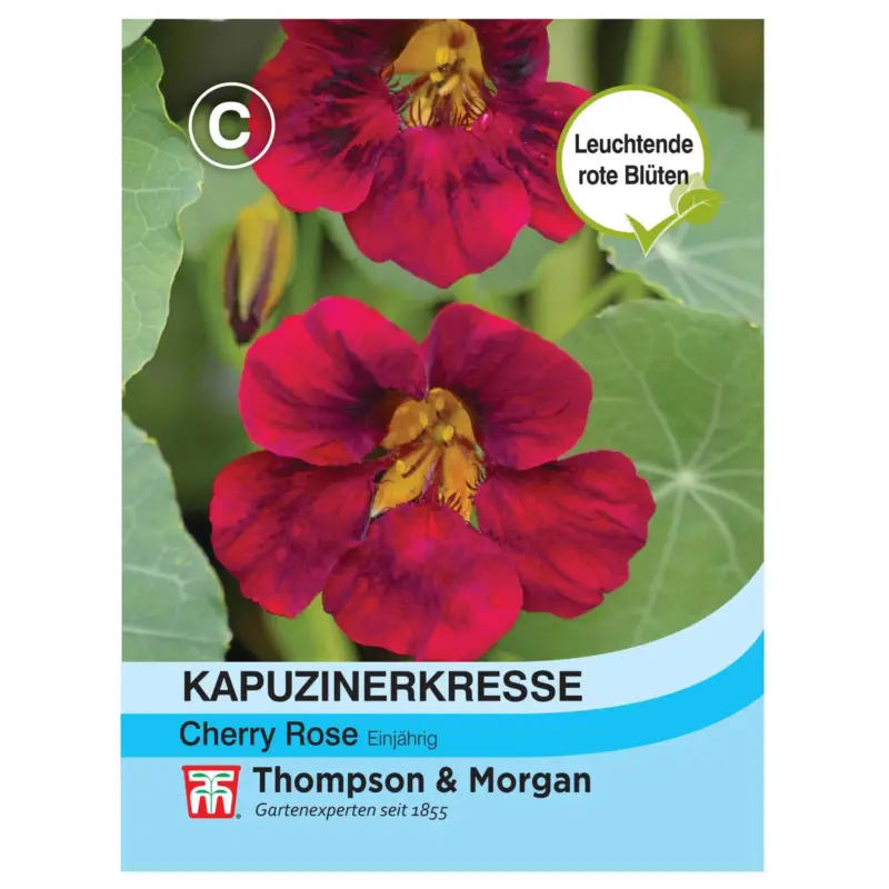 Letzte Chance Thompson & Morgan Blumensamen Kapuzinerkresse Cherry Rose Jewel