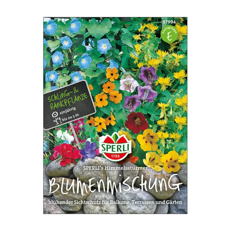 Zertifiziert Blumensamen, Schlingpflanzen-Mischung 'Himmelsstürme'