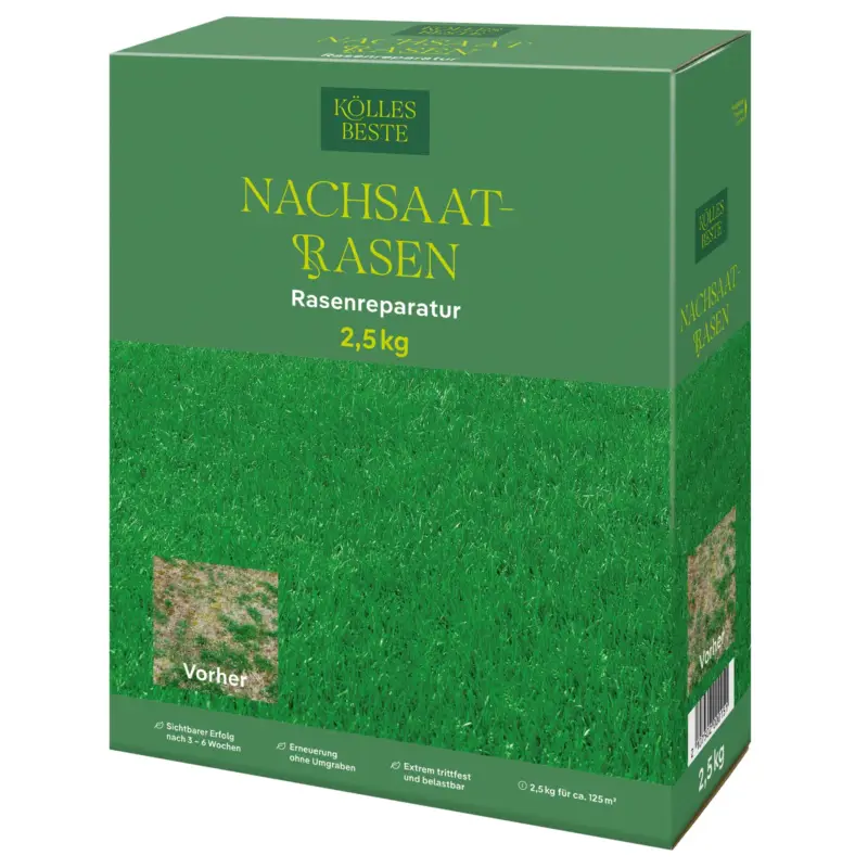 Geprüft Kölles Beste Rasennachsaat 2,5 kg