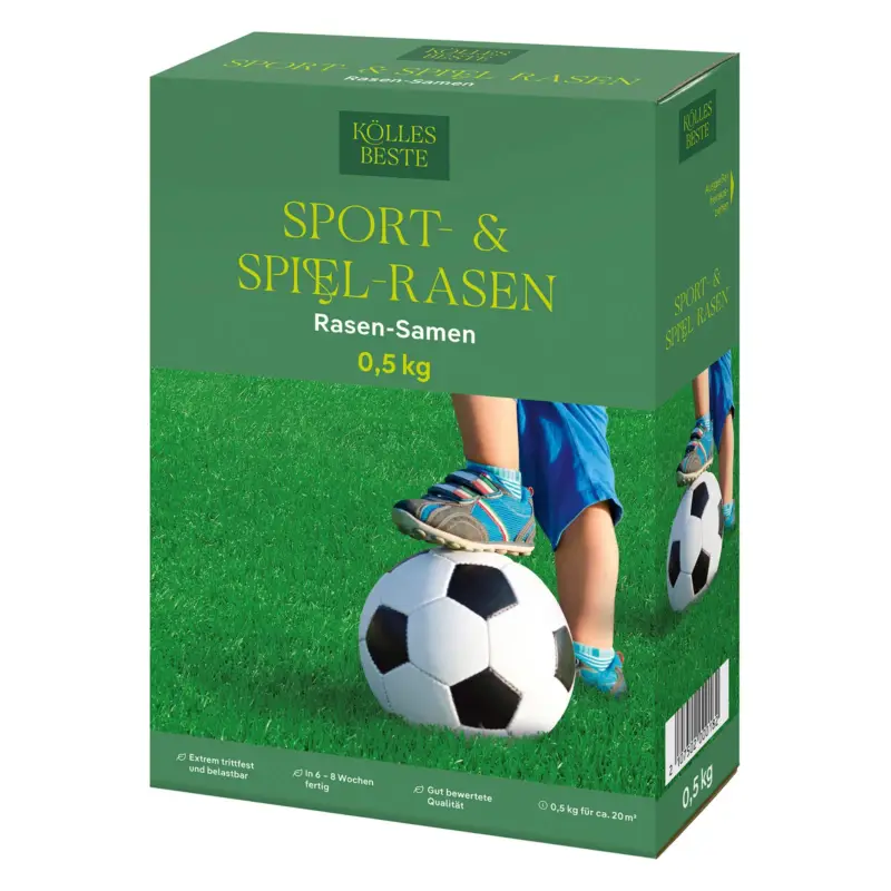 Zertifiziert Kölles Beste Sport- und Spielrasen 0,5 kg