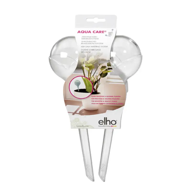 Elho Aqua Care Bewässerungskugel transparent, 2 Stück im Set Sichere Zahlung