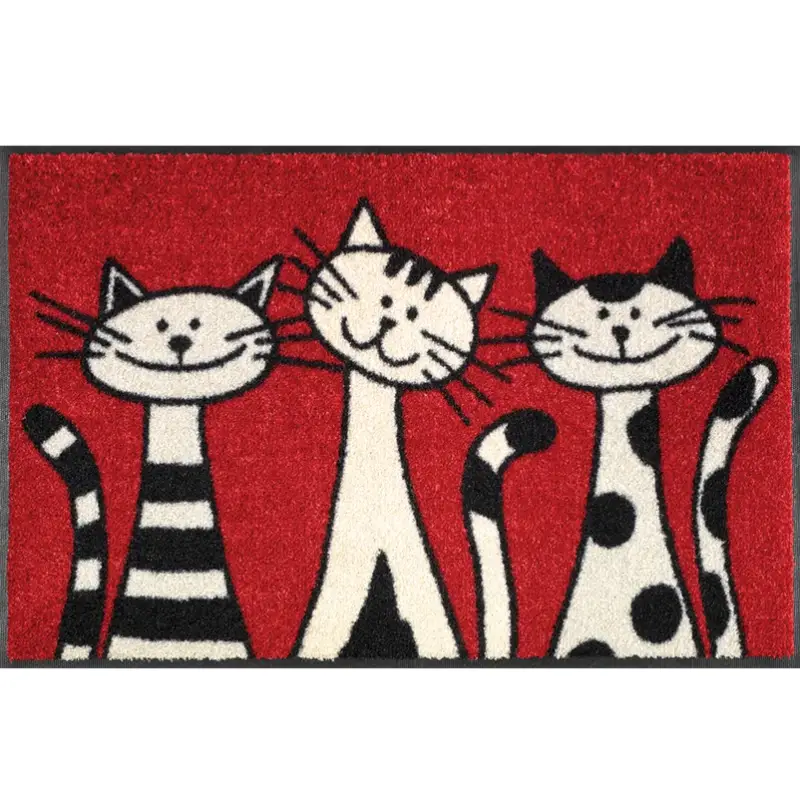Kleen-Tex Fußmatte "Three Cats" 50 x 75 cm Highlight
