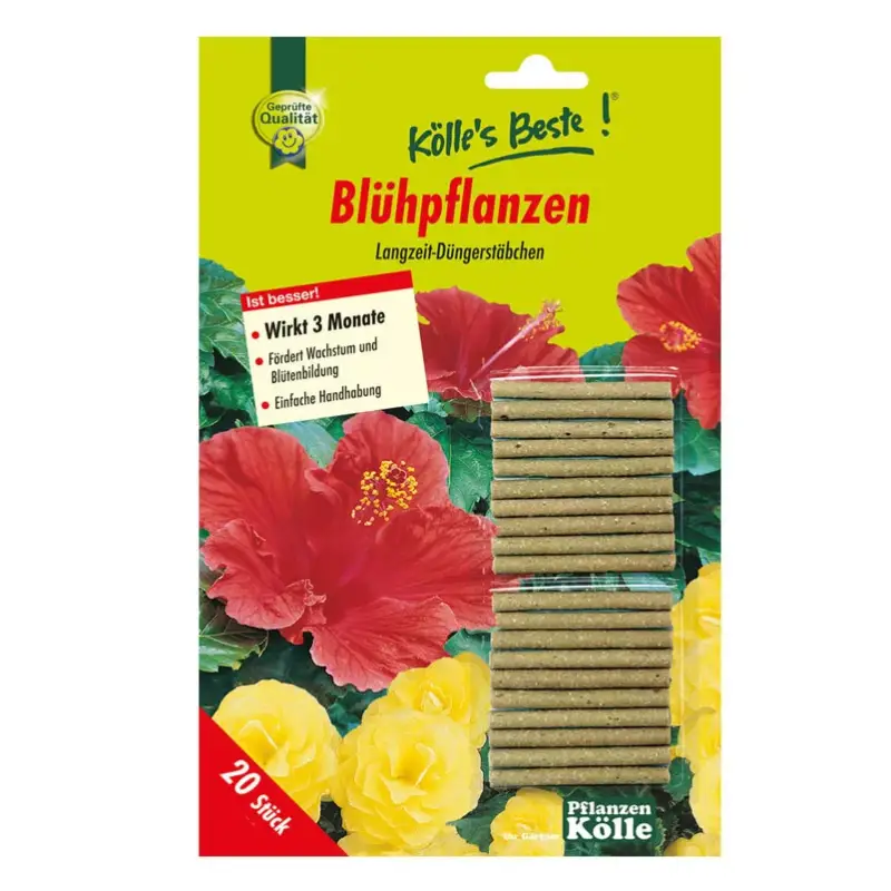 Geprüft Kölles Beste Düngestäbchen für Blühpflanzen, 20 Stück