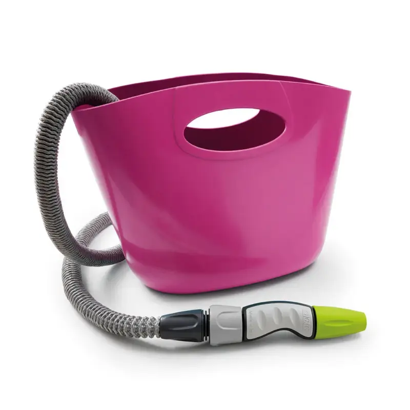 Aquapop mit selbstaufdehnbarem Schlauch, 5-15m, Fuchsia, Kunststoff / Polyester Ausverkauf