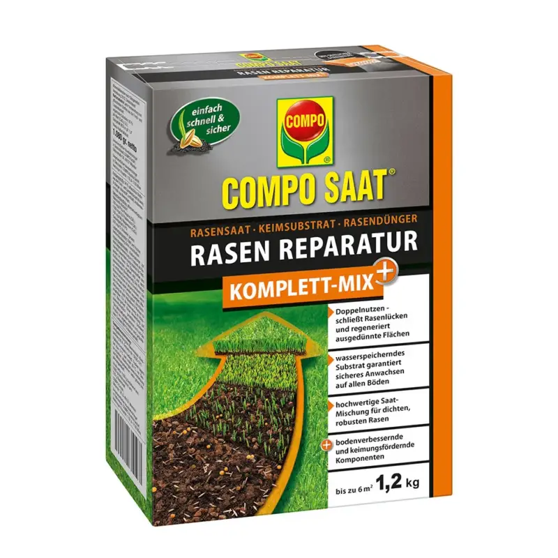 Preisreduziert Compo Rasen-Reparatur Komplett-Mix+
