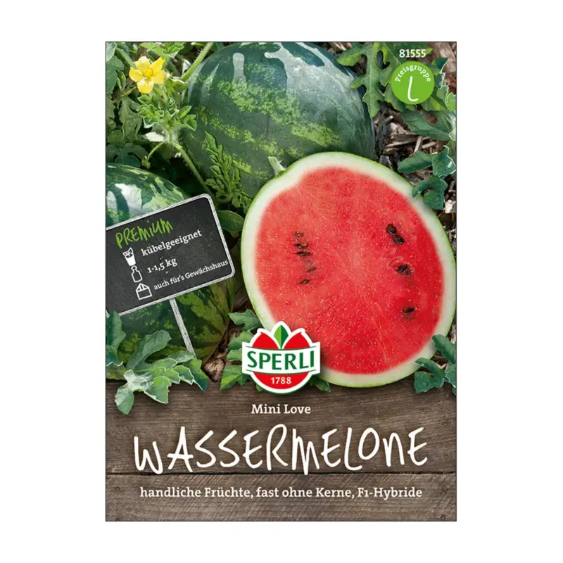 Begrenztes Angebot Gemüsesamen, Wassermelone 'Mini Love'