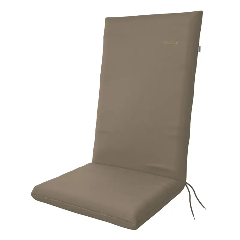 Neu Doppler Hochlehnerauflage '3193', sand, ca. 119 x 48 cm