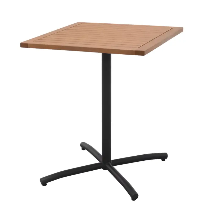 Balkontisch 'Kingsbury', schwarz/braun, FSC-Holz, ca. 62 x 62 x 74,5 cm Must-Have