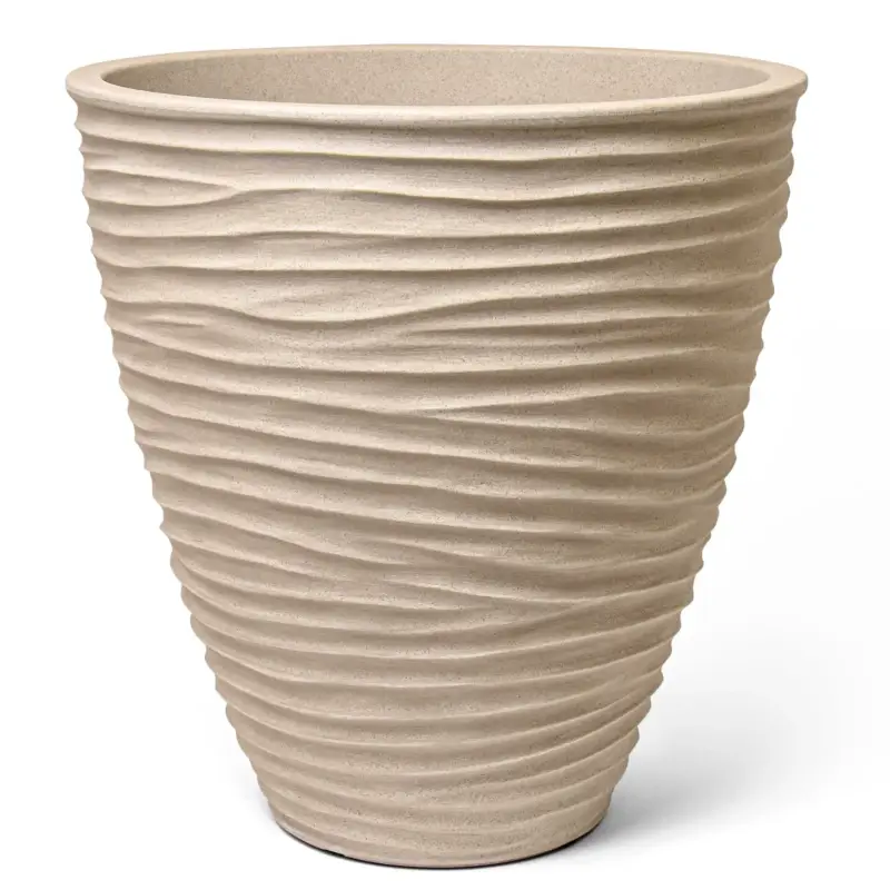 Kölle Pflanztopf 'Sylt', sand, ca. Ø 40 x H 42 cm Sichere Zahlung