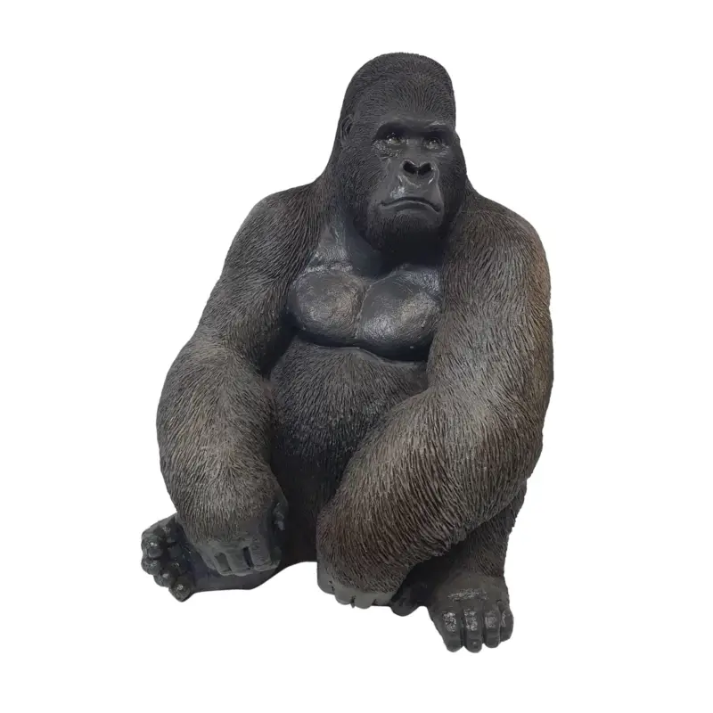 Dekofigur Gorilla, schwarz, Höhe ca. 75 cm Must-Have