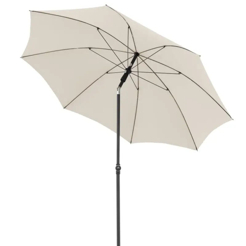 Neue Kollektion Doppler Sonnenschirm 'Active 210 Green Edition', natur, Ø ca. 210 cm