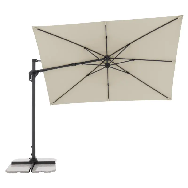 Doppler Pendelschirm 'Active Green Edition', natur, ca. 210 x 310 cm Neu Im Sortiment