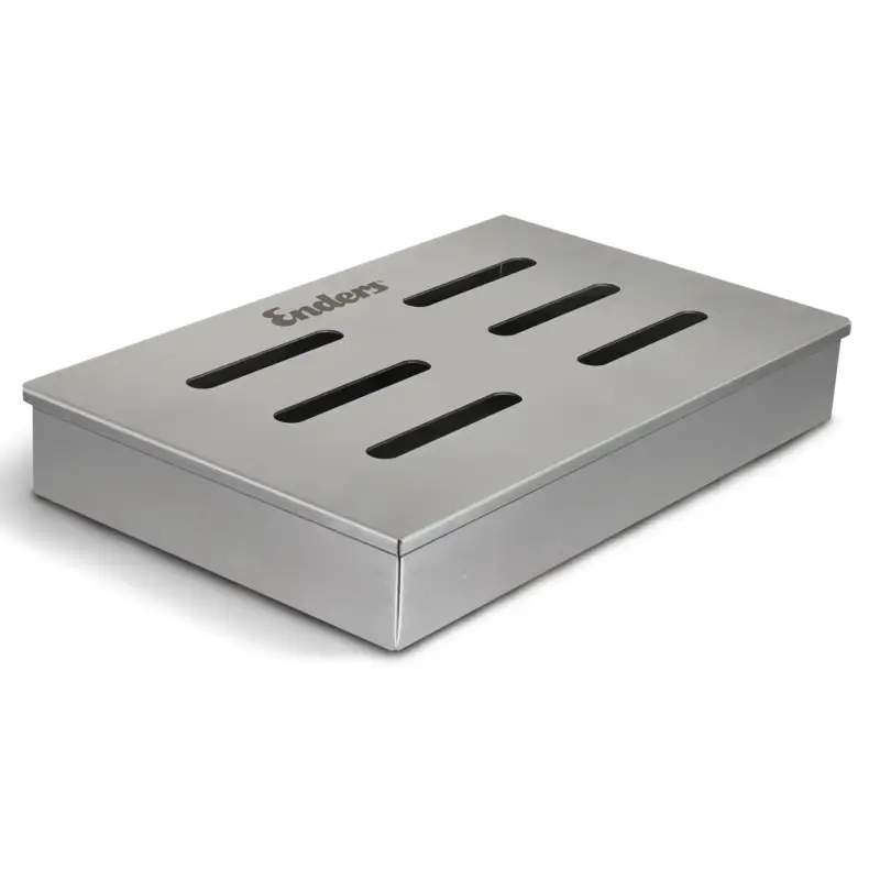 Enders Räucherbox, grau, Edelstahl, 3,5 x 21 x 13,5 cm Abverkauf