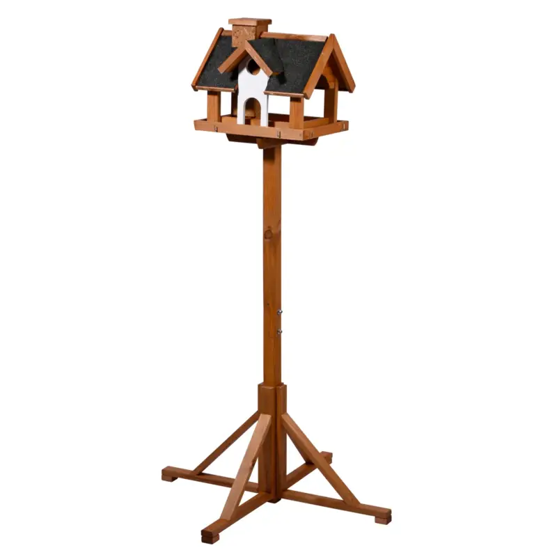 Geprüft Vogelhaus 'Villenstil' inkl. Ständer