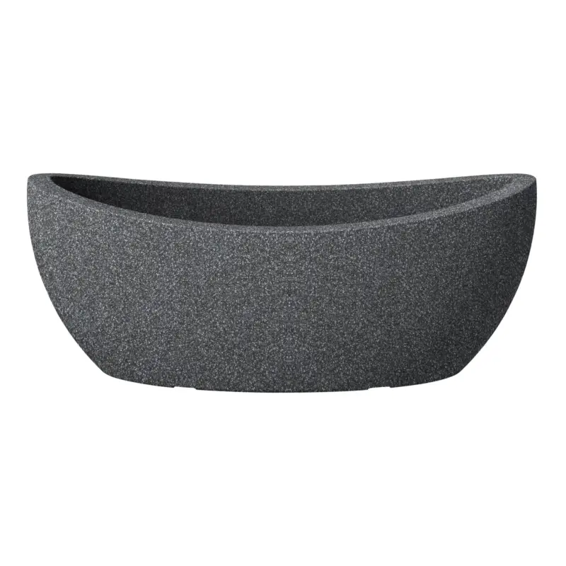 Neue Ware Scheurich Pflanzschale 'Wave Globe', schwarz granit, ca. 56 x 23 cm