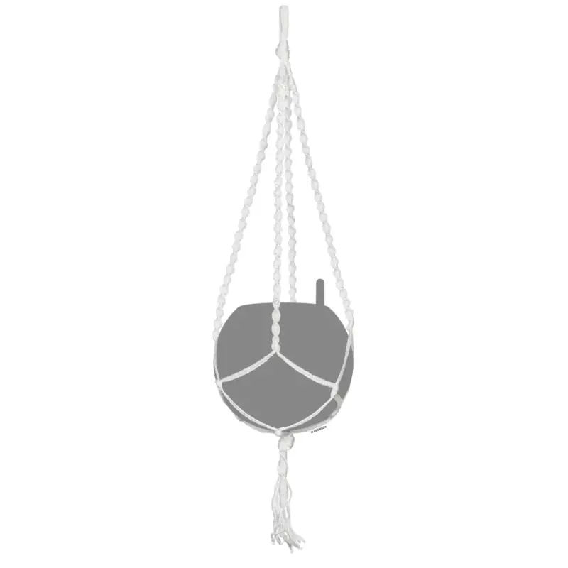Neue Kollektion Lechuza Aufhängung 'Makramee Boho 90' für Puro Color 20, weiß