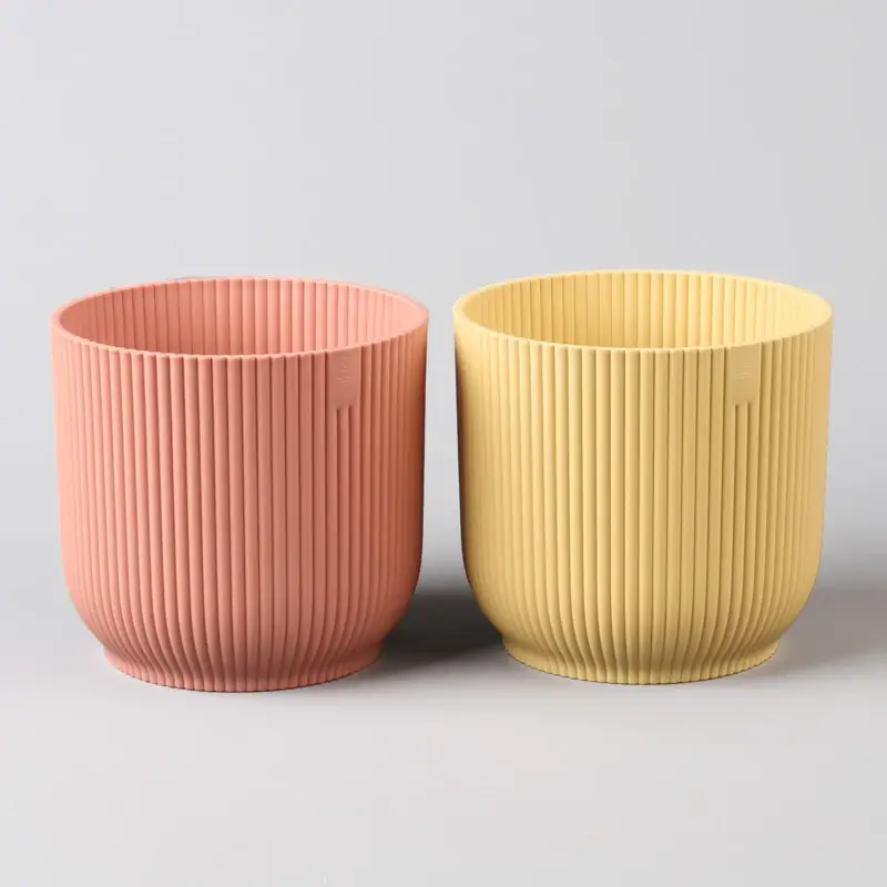 Elho Übertopf 'Vibes', buttergelb & zartrosa, ca. Ø 14 x H 13 cm, 2er-Set Direkt Vom Hersteller