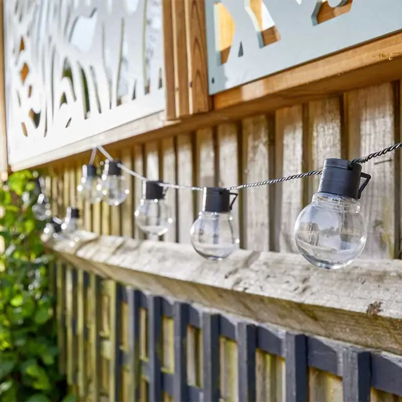 Echt Solarlichterkette 'GloBulb', 40 LEDs, Länge 18,4 m